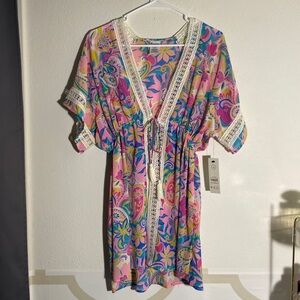 NWT No Boundaries Women’s Colorful Coverup - Size S